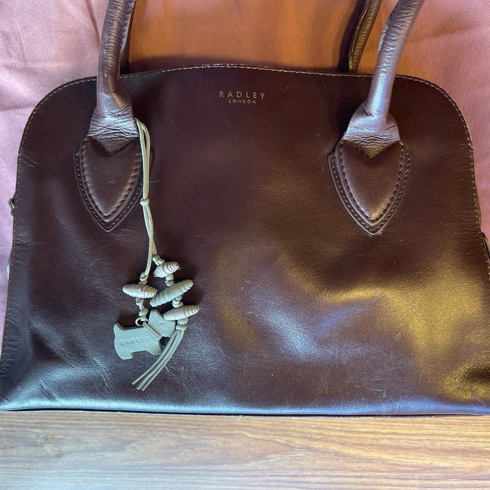 Radley London brown leather shoulder bag